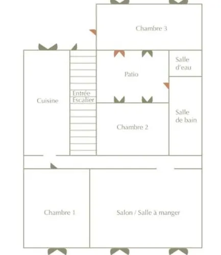 Bel T4 Design - Triangle D'or Lägenhet